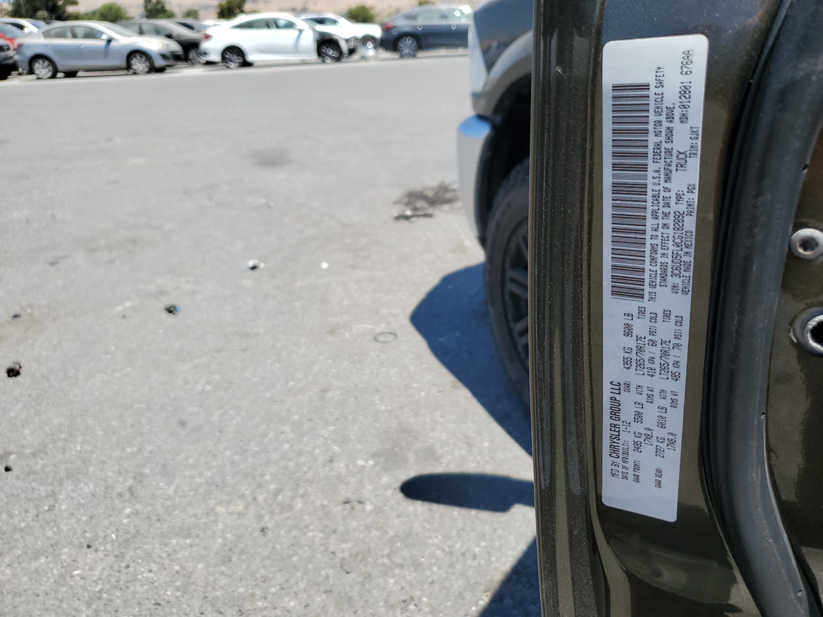 3C6UD5FL0CG182892 2012 Dodge Ram 2500 Laramie