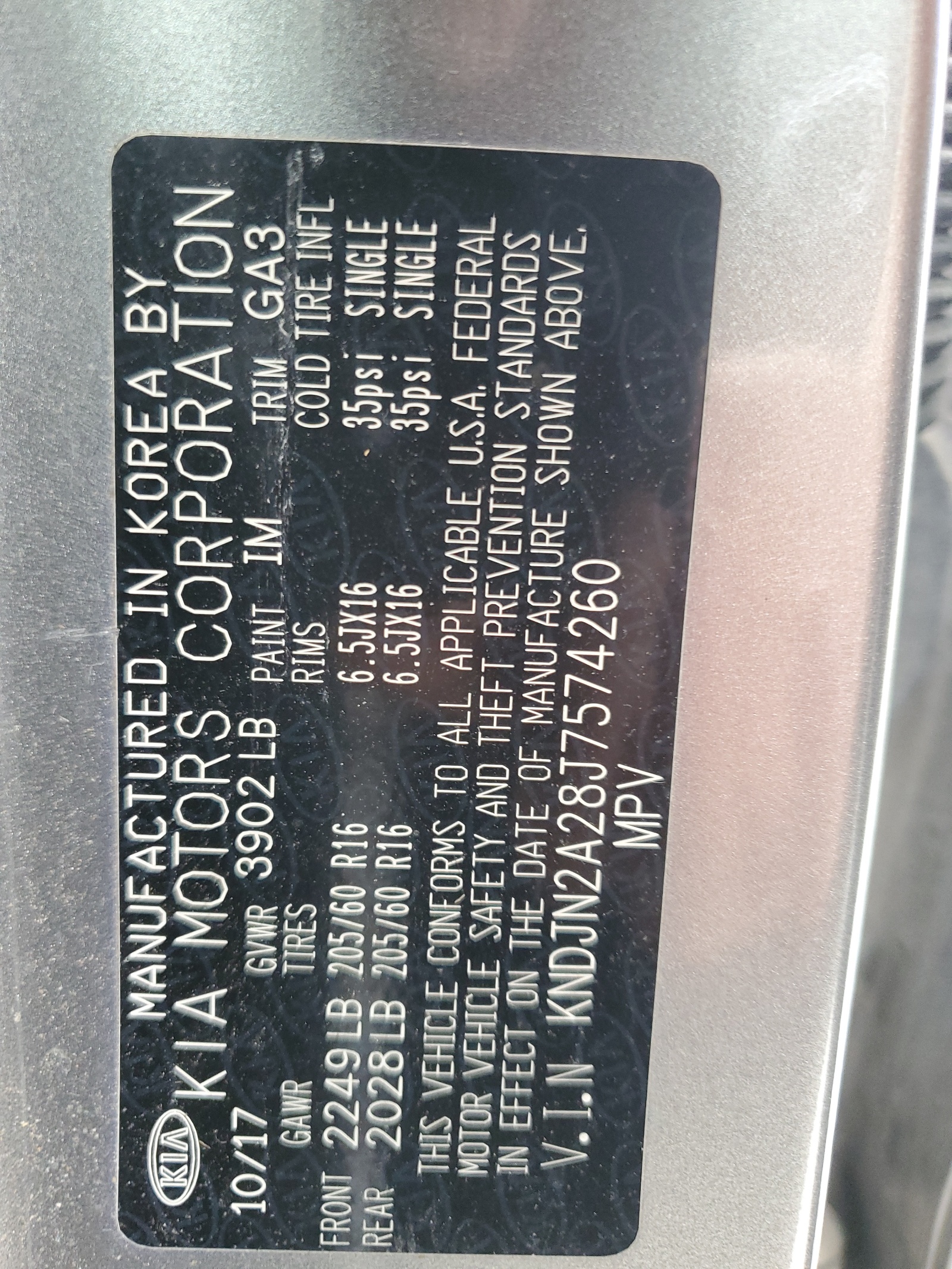 KNDJN2A28J7574260 2018 Kia Soul