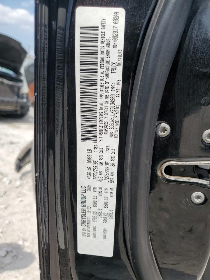 2014 Ram 2500 Slt VIN: 3C6UR5JLXEG134909 Lot: 63702654