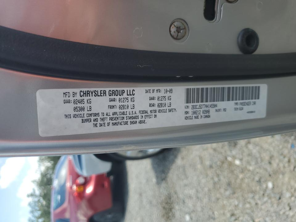 2B3CJ5DT7AH145904 2010 Dodge Challenger R/T