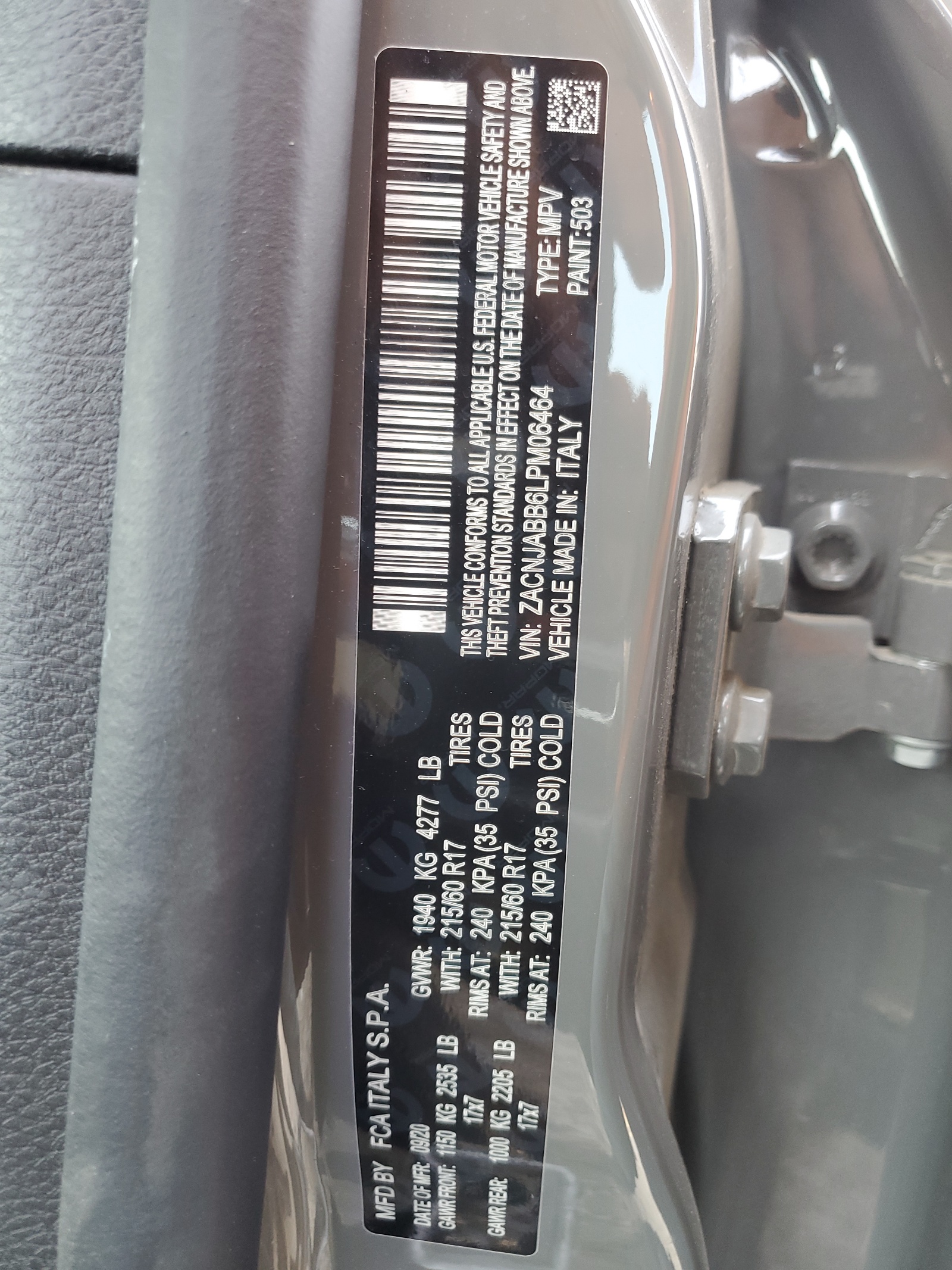 ZACNJABB6LPM06464 2020 Jeep Renegade Latitude