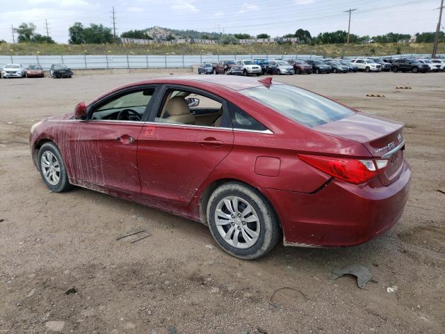  HYUNDAI SONATA 2013 Czerwony