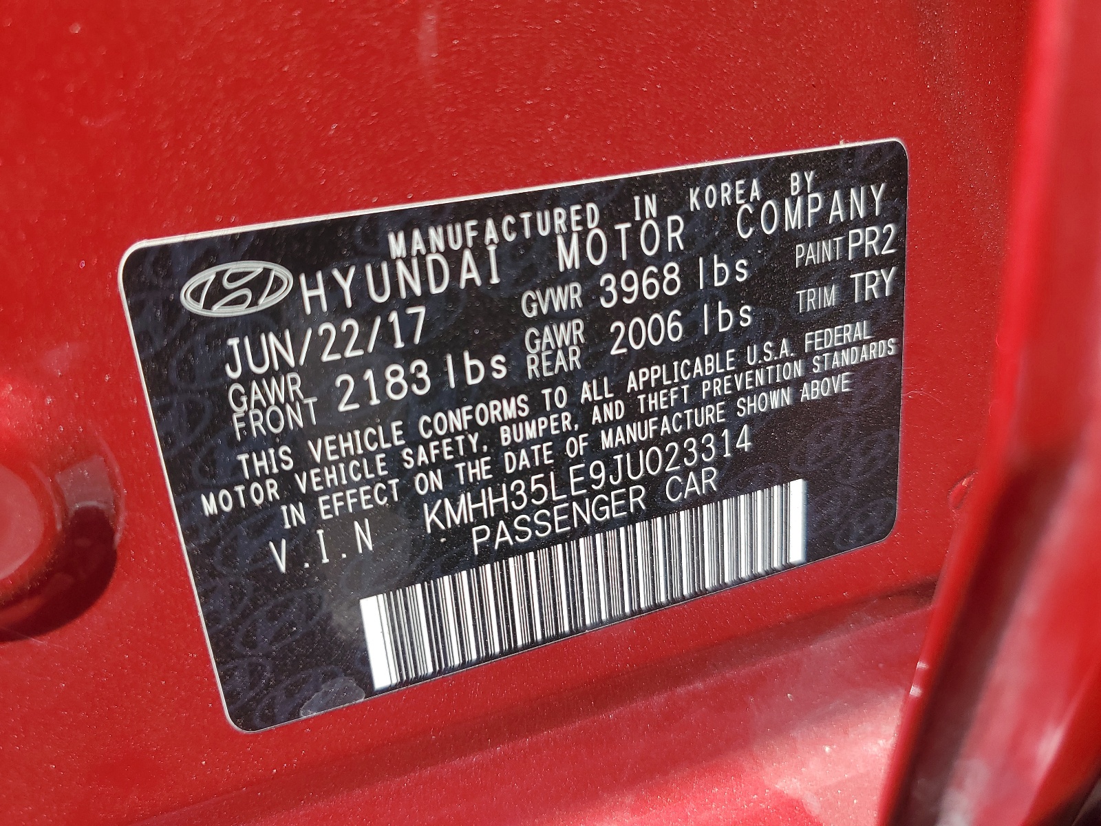 KMHH35LE9JU023314 2018 Hyundai Elantra Gt