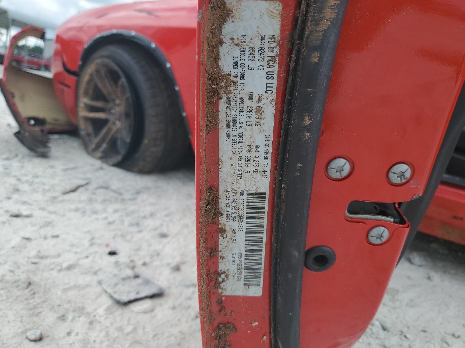 2C3CDZC95GH244849 2016 Dodge Challenger Srt Hellcat