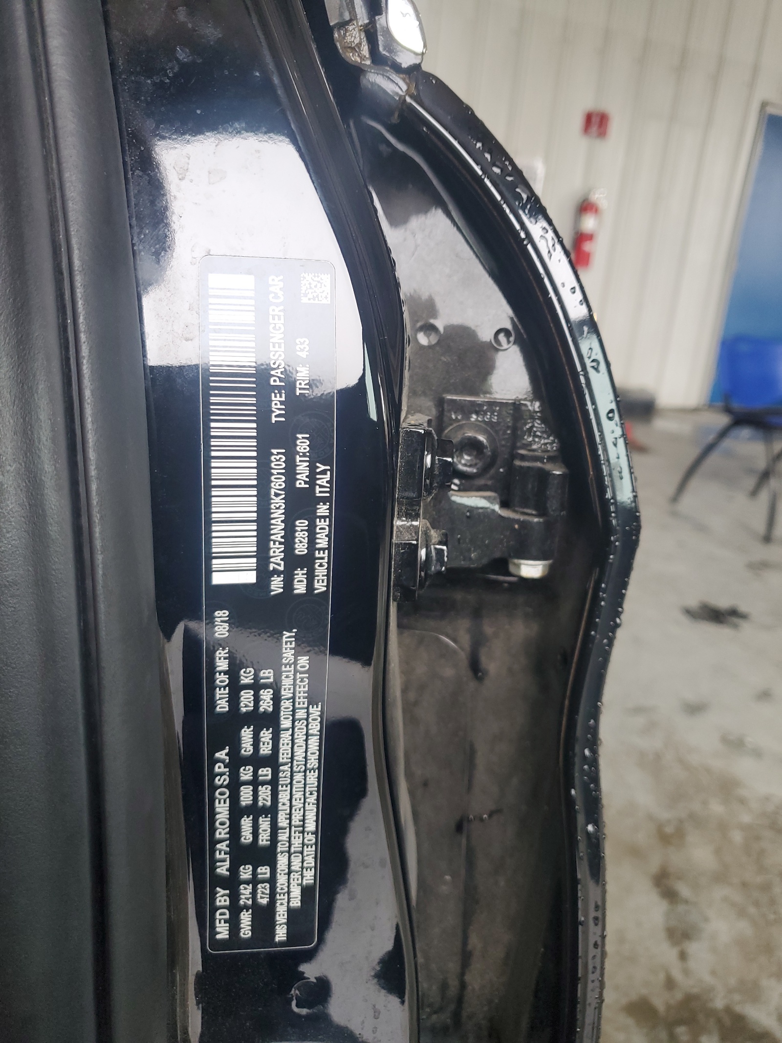 643643443K7601031 2019 Alfa Romeo Giulia