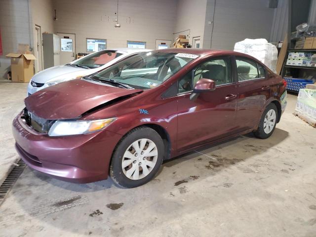  HONDA CIVIC 2012 Maroon