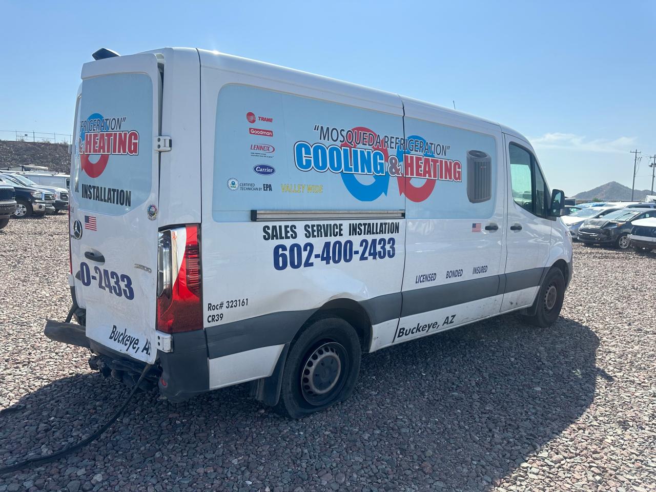 2019 Mercedes-Benz Sprinter 2500/3500 VIN: WD3PF0CD9KP170373 Lot: 64636574