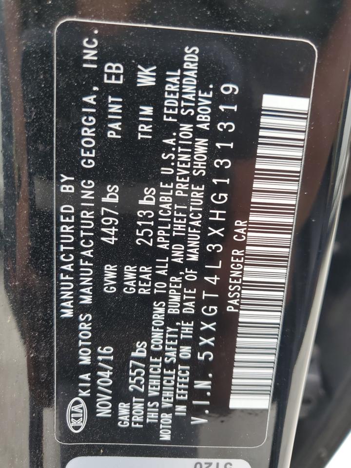 2017 Kia Optima Lx VIN: 5XXGT4L3XHG131319 Lot: 64216634