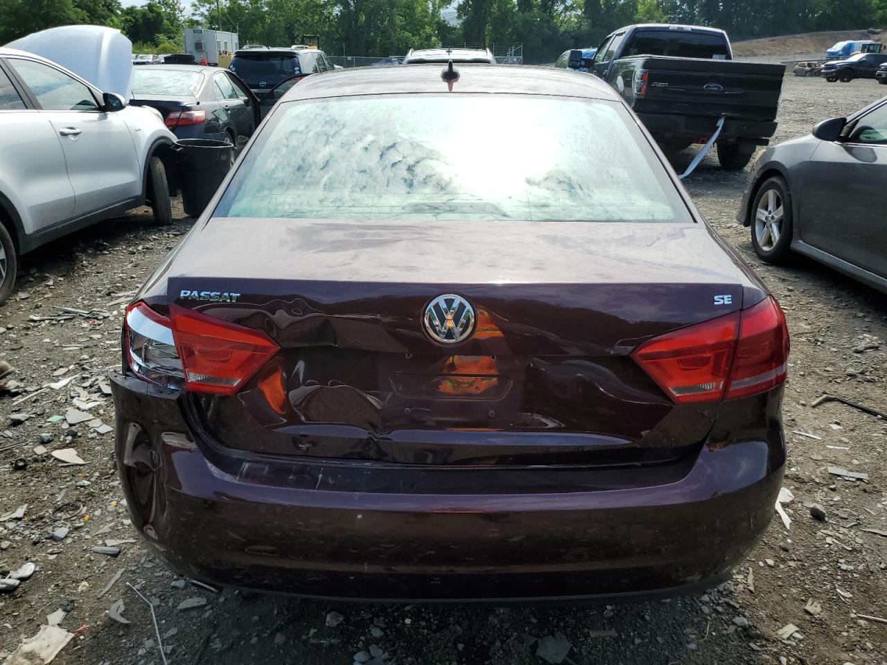 2013 Volkswagen Passat Se VIN: 1VWBP7A32DC146245 Lot: 63489154