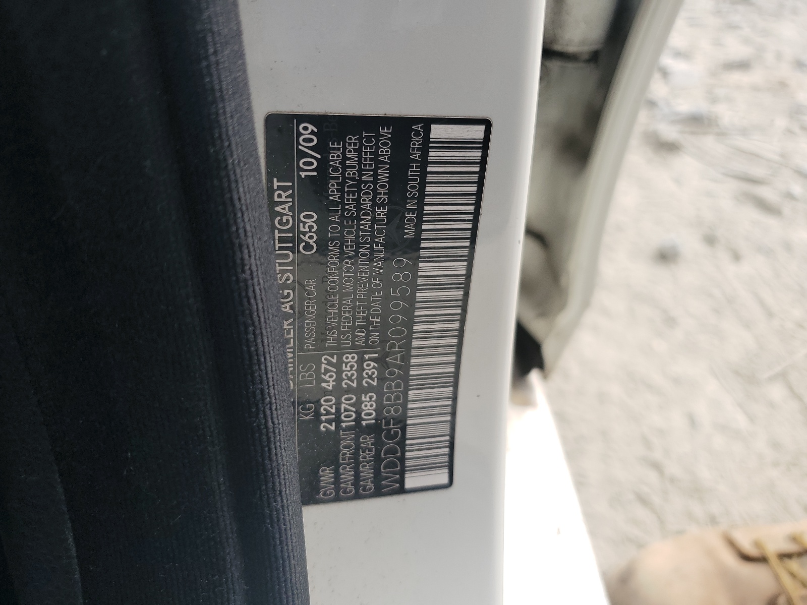 WDDGF8BB9AR099589 2010 Mercedes-Benz C 300 4Matic