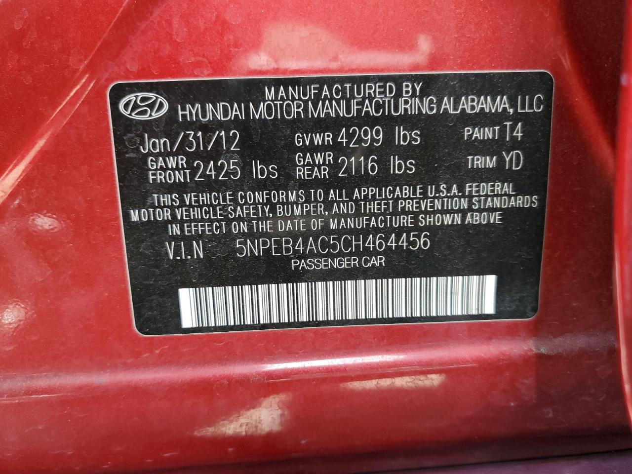 2012 Hyundai Sonata - Image 12