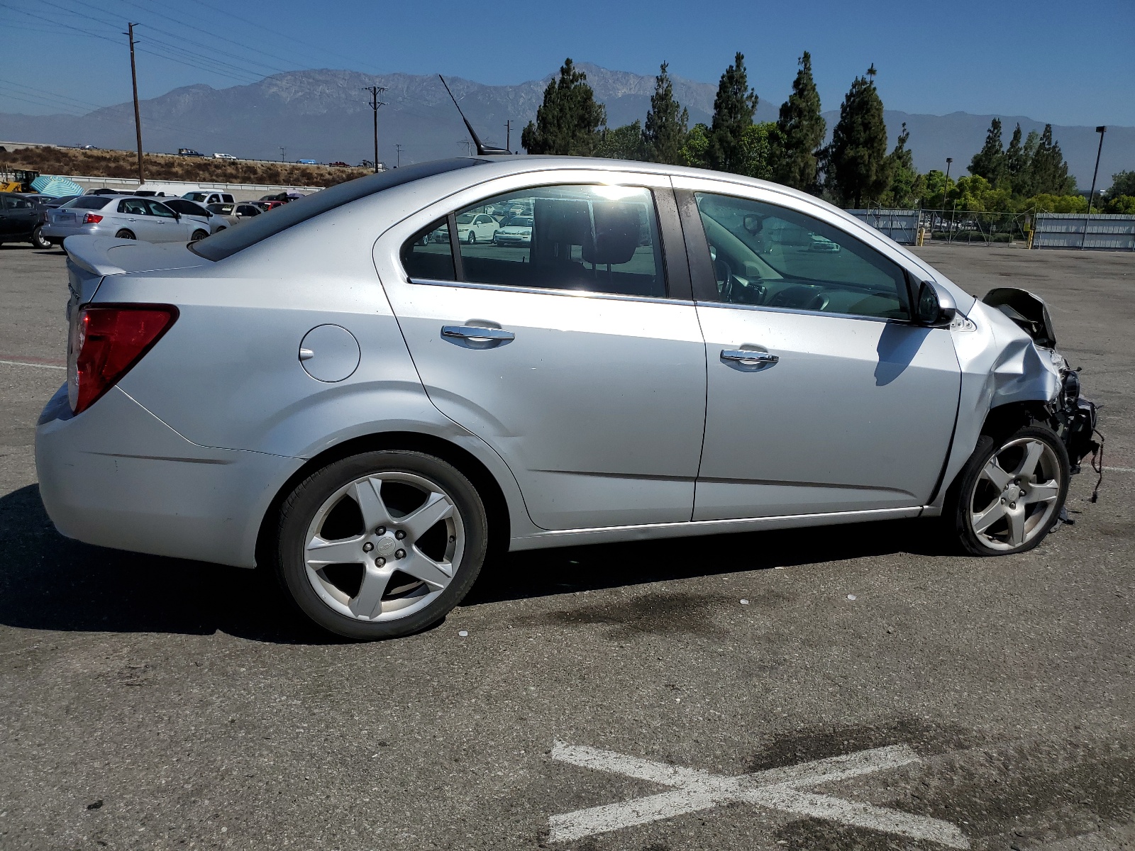 2014 Chevrolet Sonic Ltz vin: 1G1JE5SG5E4126134