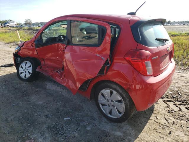  CHEVROLET SPARK 2018 Czerwony