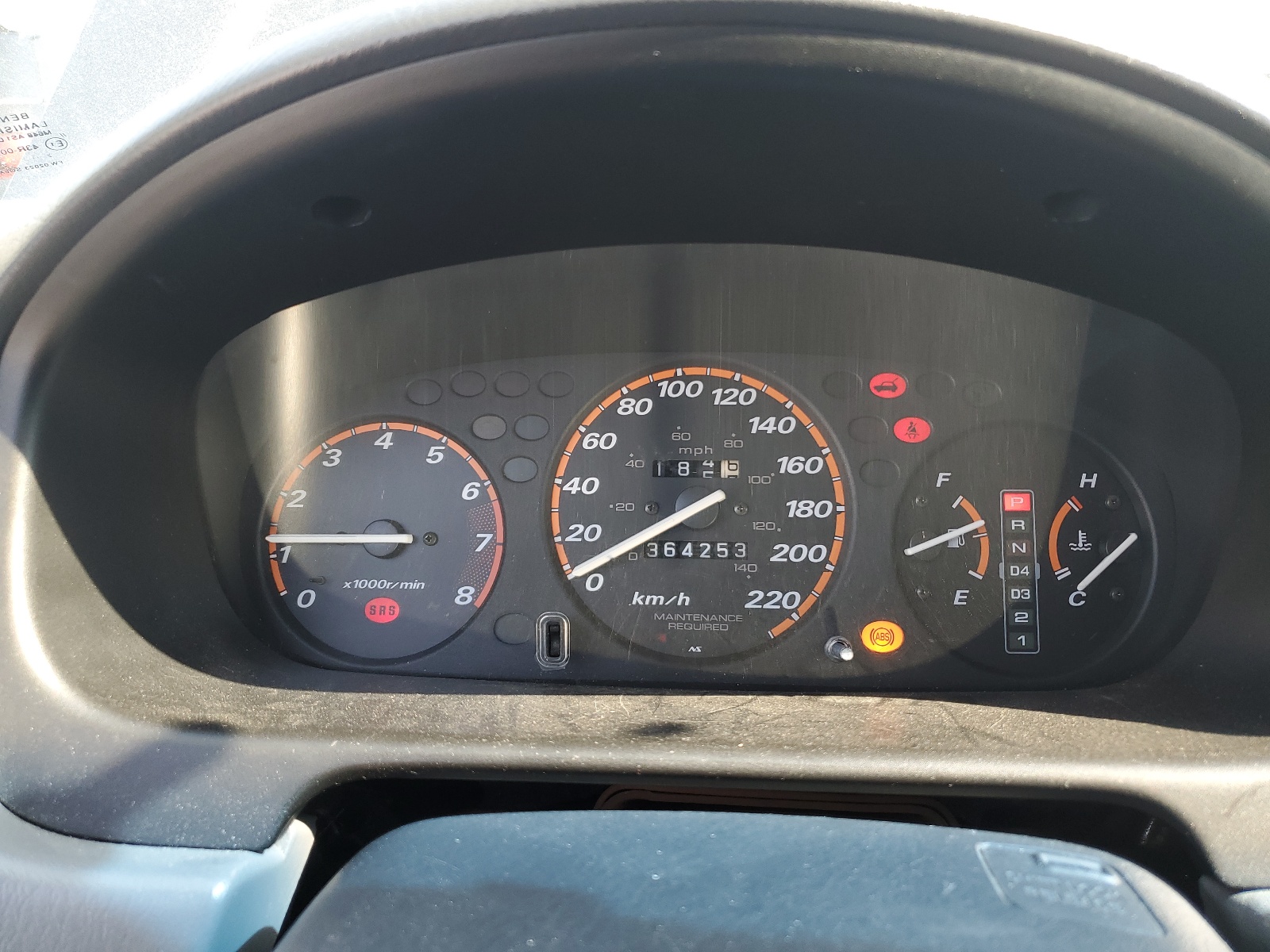 JHLRD1843WC800102 1998 Honda Cr-V Lx