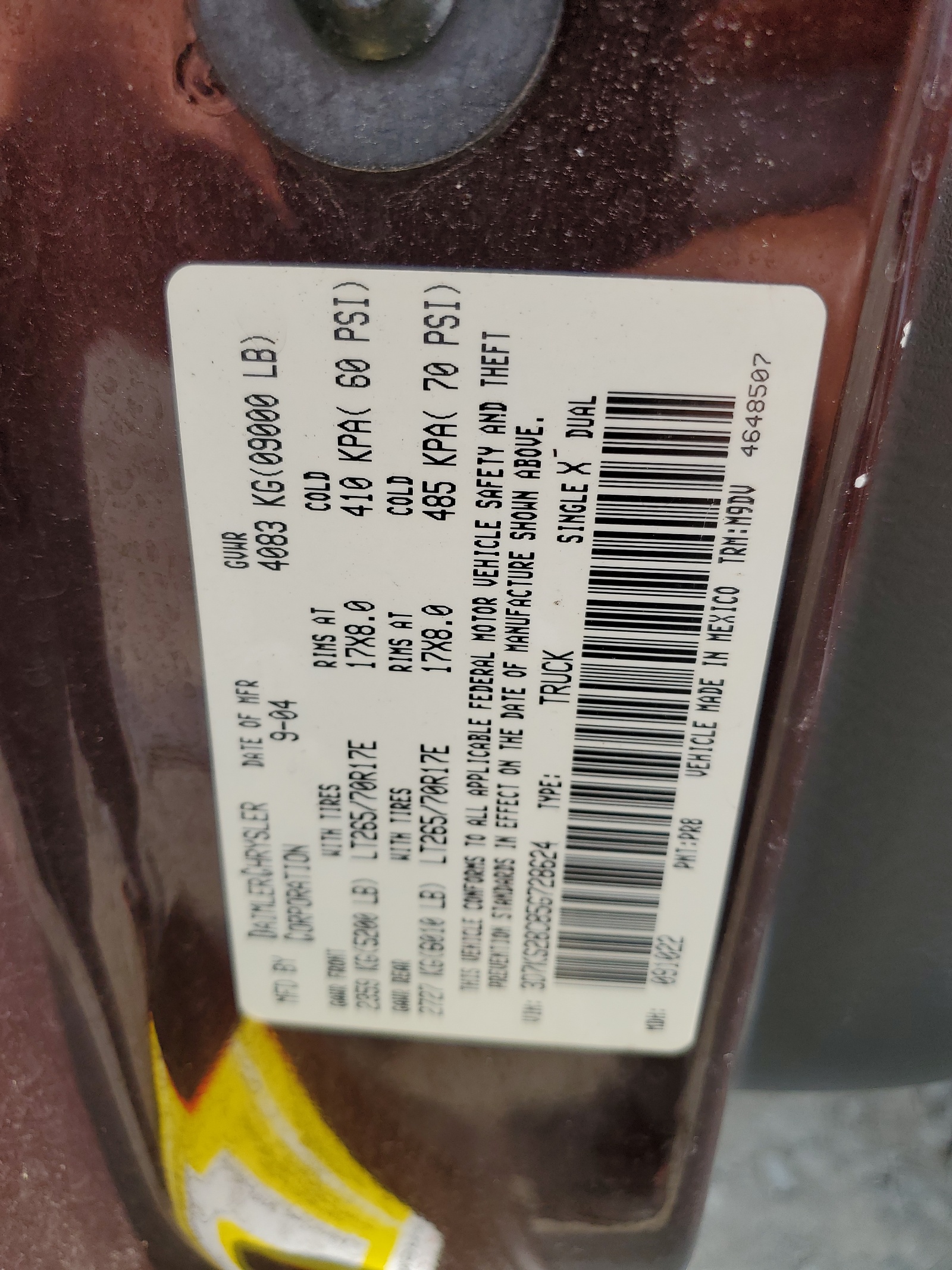 3D7KS28C85G728624 2005 Dodge Ram 2500 St