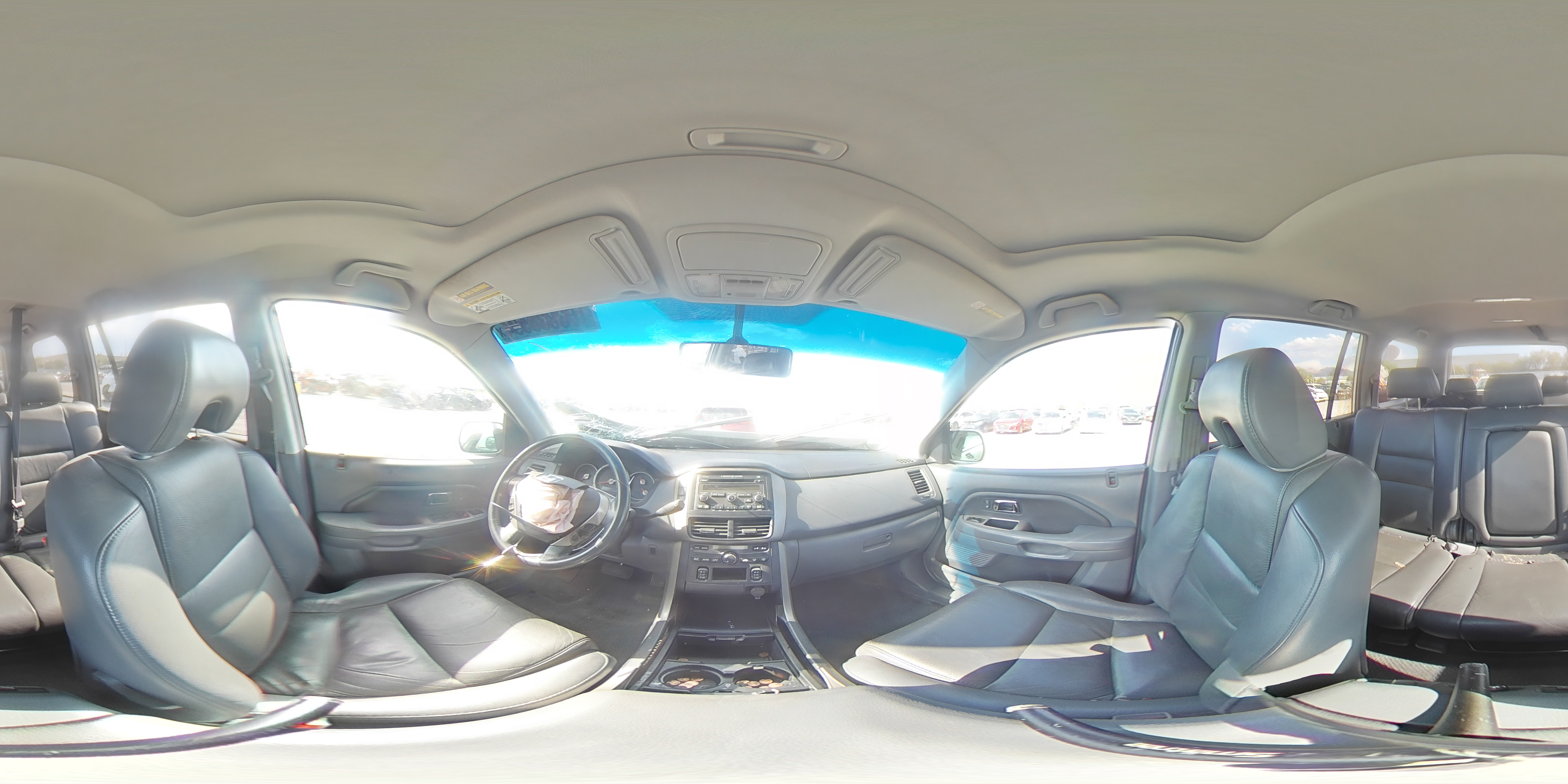 2006 Honda Pilot Ex VIN: 2HKYF18576H550413 Lot: 63836594