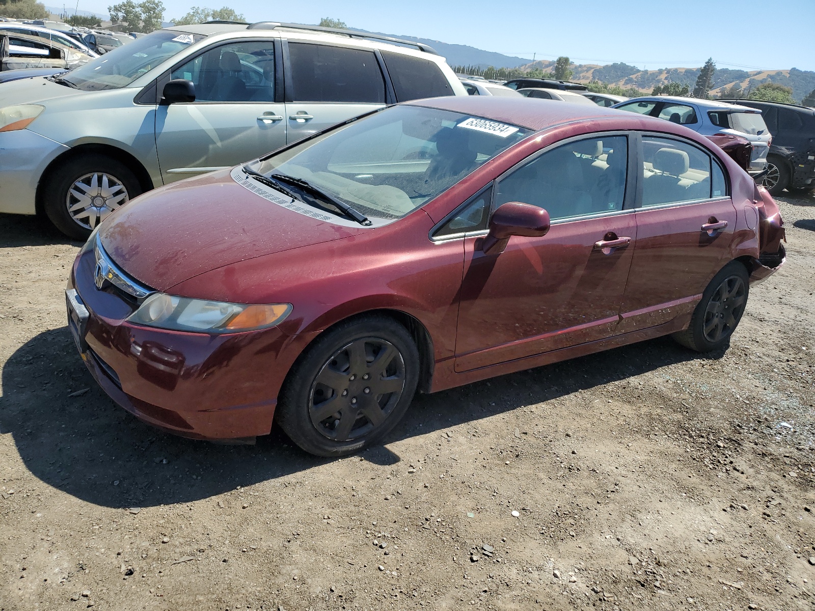 1HGFA16548L023518 2008 Honda Civic Lx