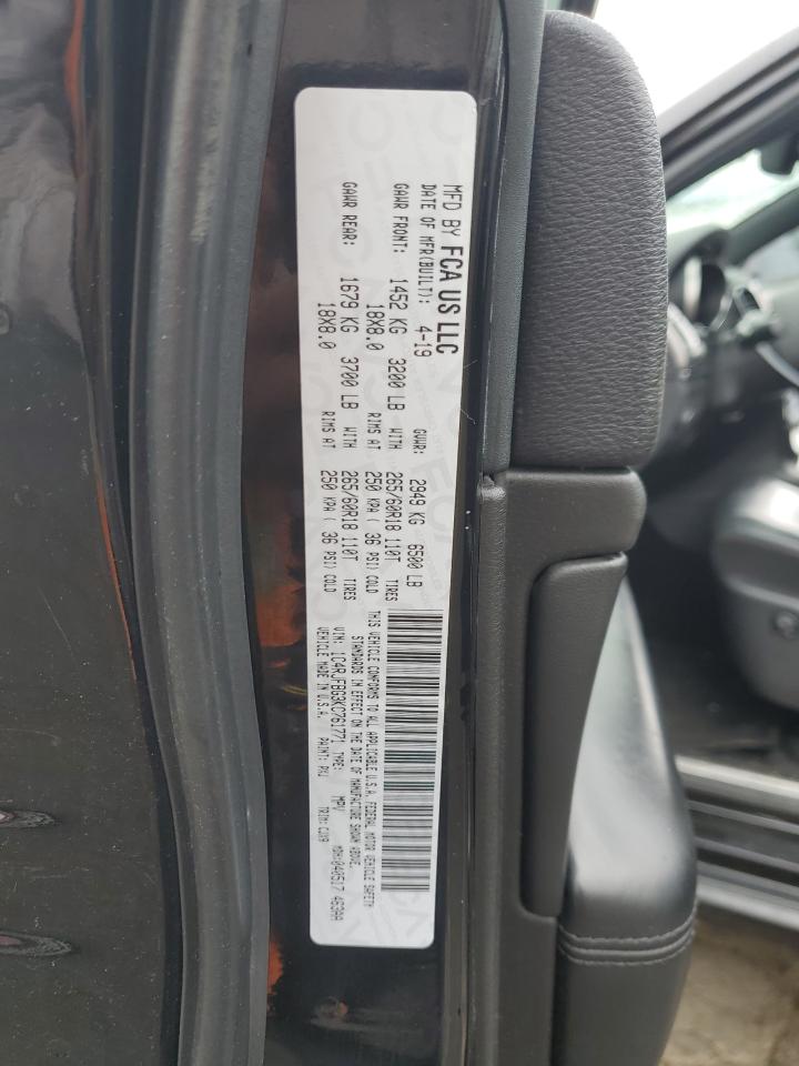 2019 Jeep Grand Cherokee Limited VIN: 1C4RJFBG3KC761771 Lot: 62505444