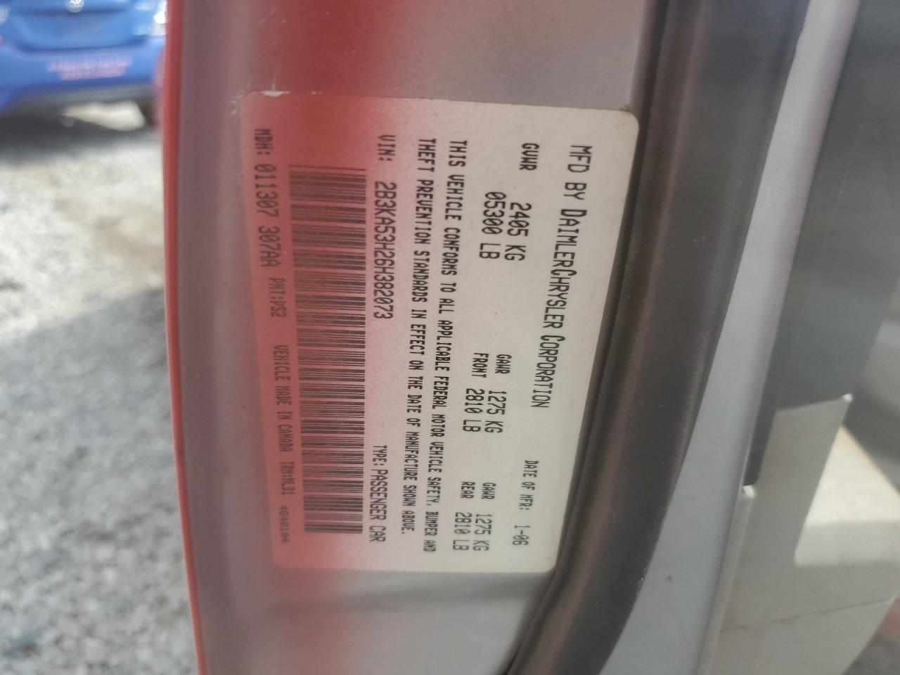 2006 Dodge Charger R/T VIN: 2B3KA53H26H382073 Lot: 65008874