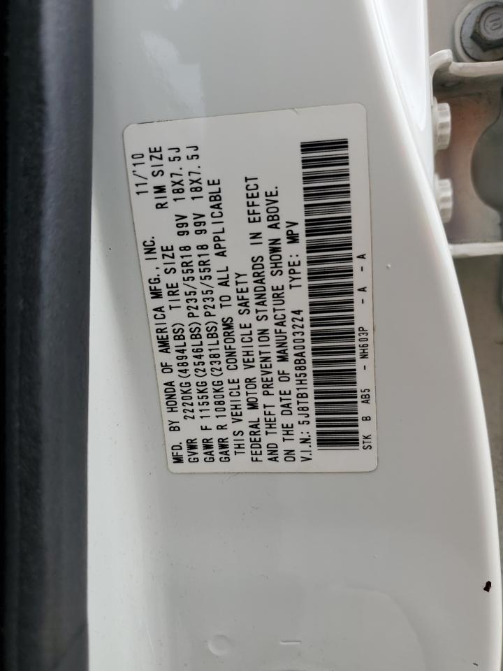 5J8TB1H58BA003224 2011 Acura Rdx Technology