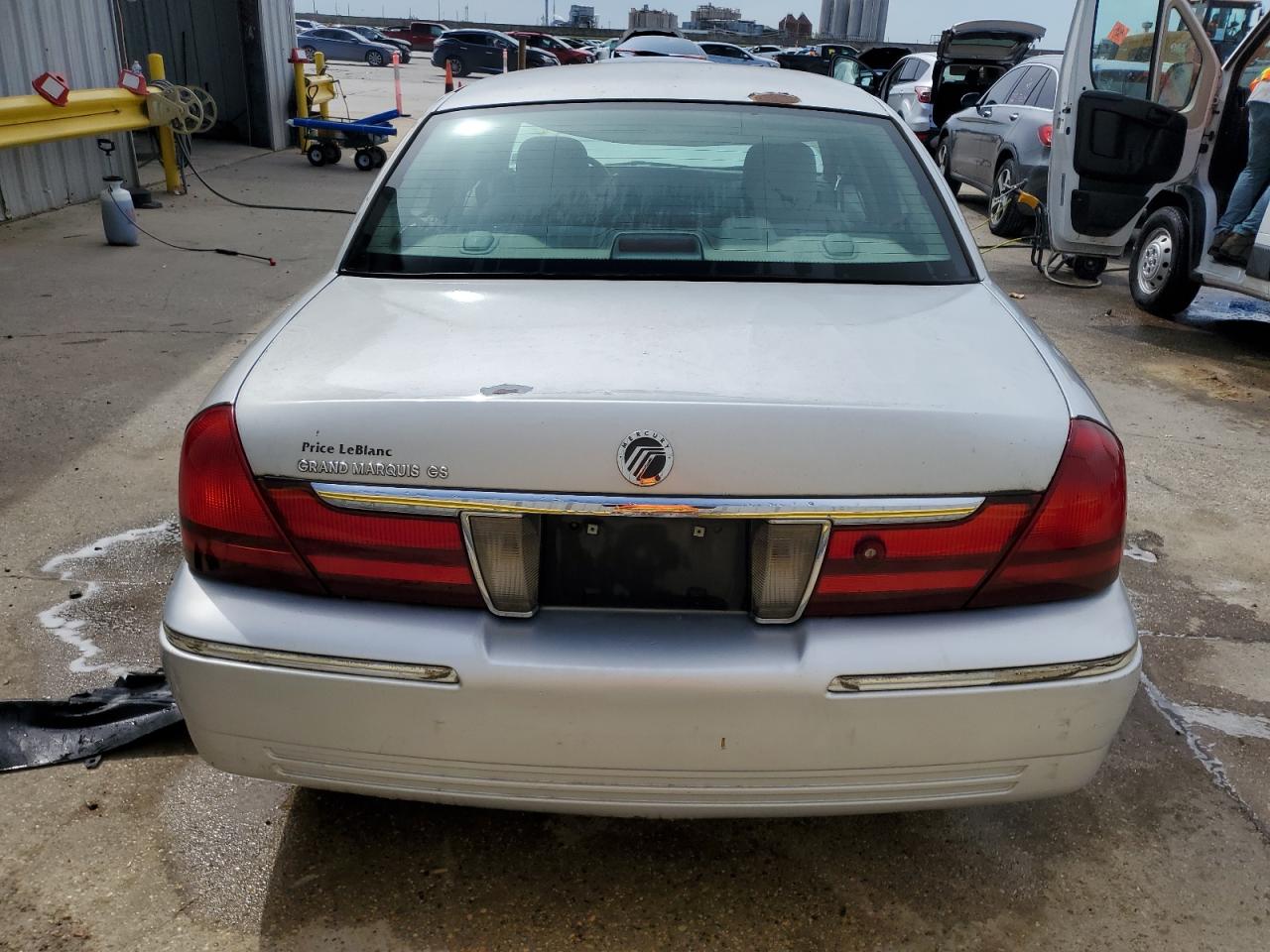 2003 Mercury Grand Marquis Gs VIN: 2MEFM74W93X654361 Lot: 63485294