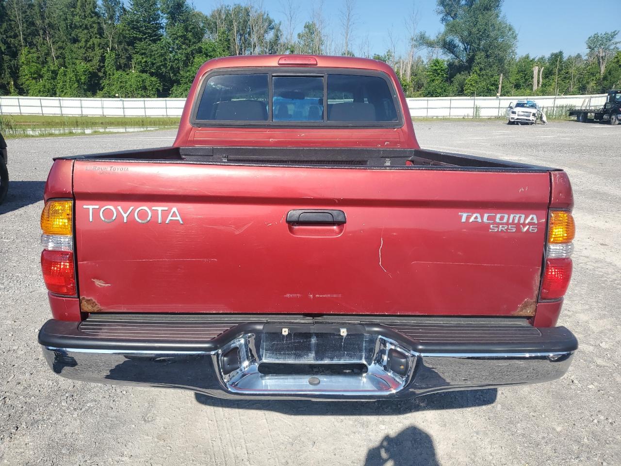 2001 Toyota Tacoma Double Cab VIN: 5TEHN72N61Z853784 Lot: 62040344