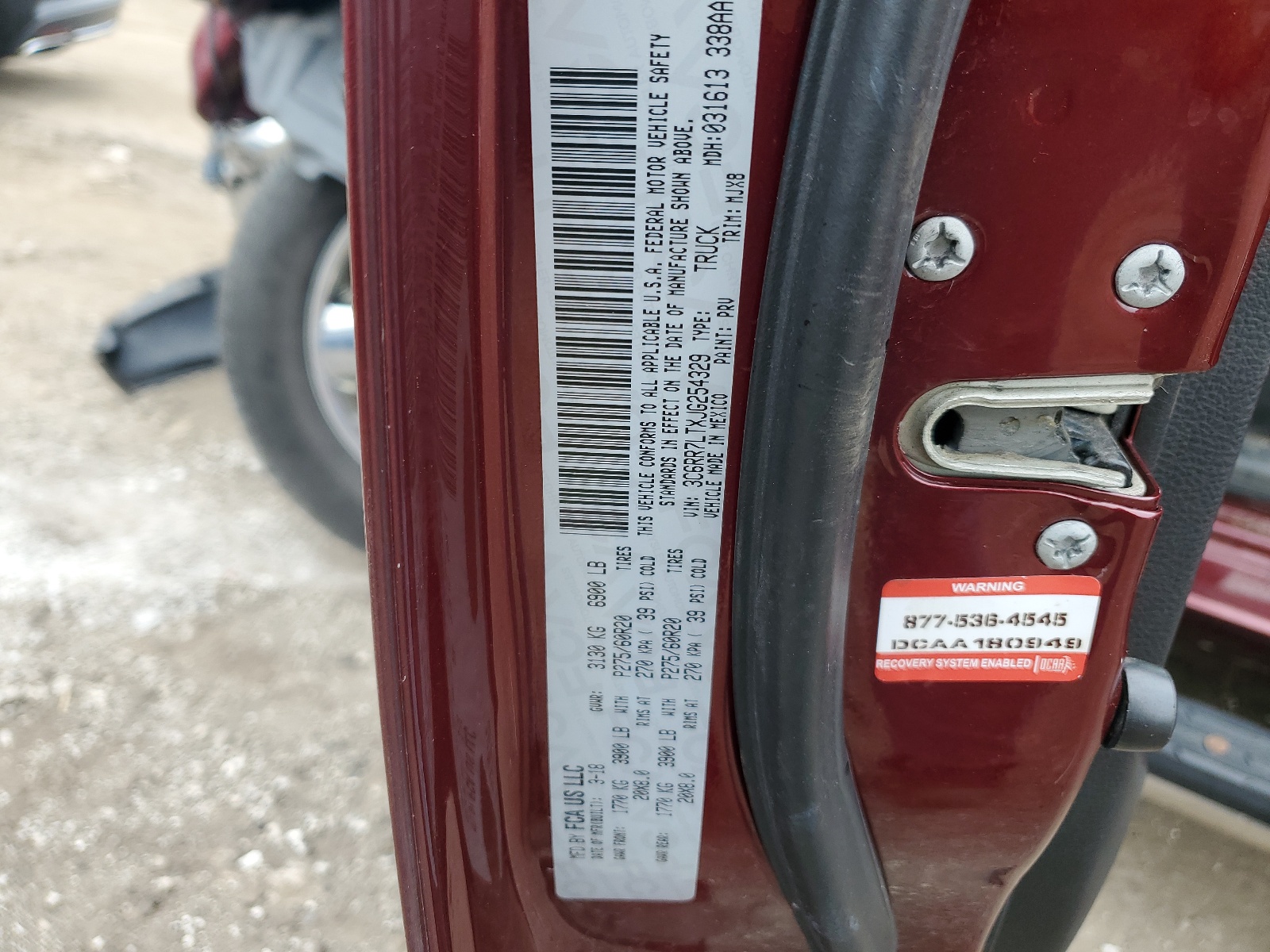 3C6RR7LTXJG254329 2018 Ram 1500 Slt