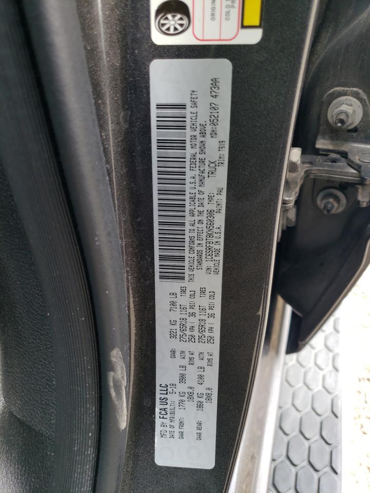 2019 Ram 1500 Big Horn/Lone Star VIN: 1C6SRFBT8KN560306 Lot: 62751614