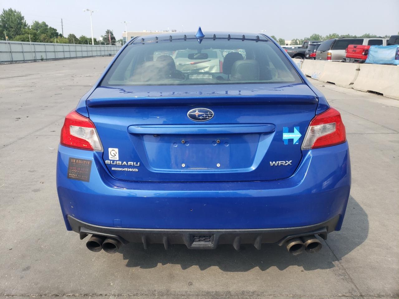 2016 Subaru Wrx Limited VIN: JF1VA1L67G9816756 Lot: 63642374