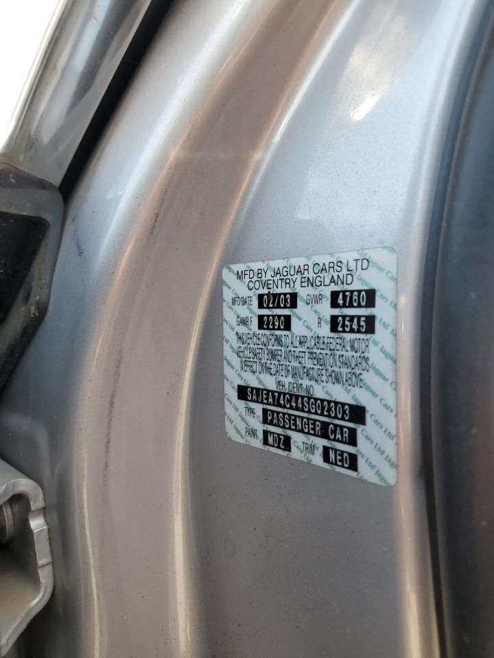 2004 Jaguar Vandenplas VIN: SAJEA74C44SG02303 Lot: 64430204
