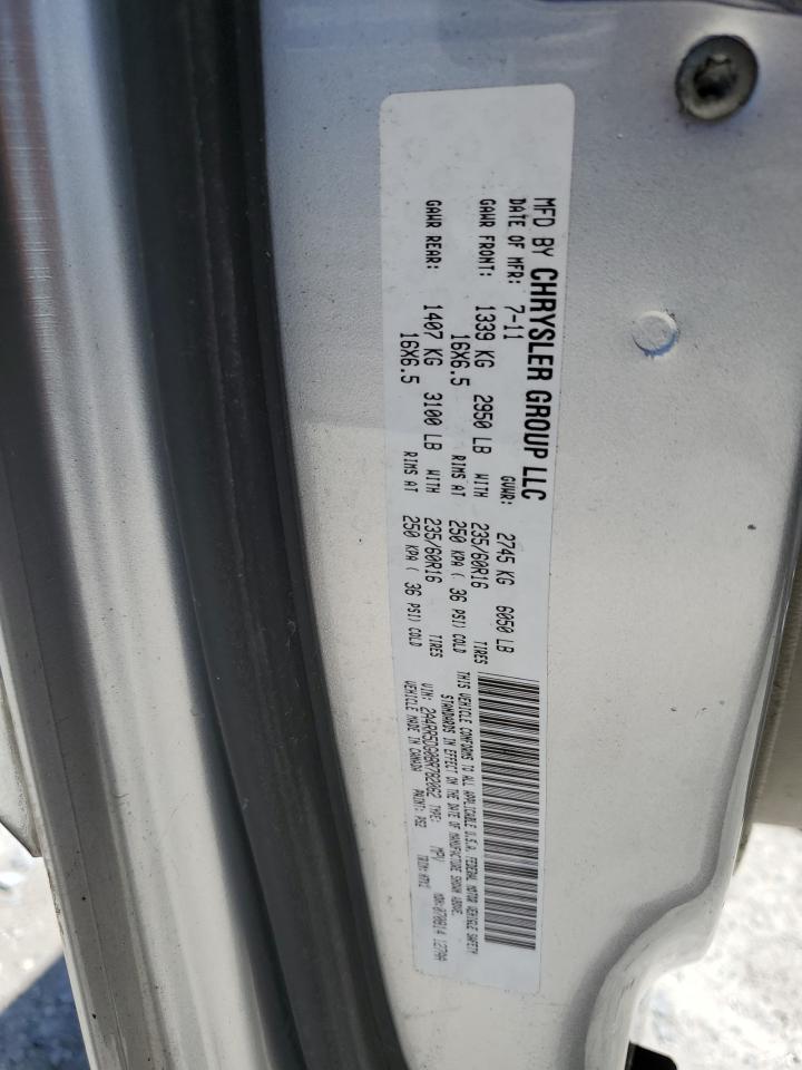 2011 Chrysler Town & Country Touring VIN: 2A4RR5DG0BR782062 Lot: 63455724