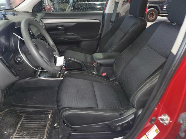  MITSUBISHI OUTLANDER 2018 Czerwony