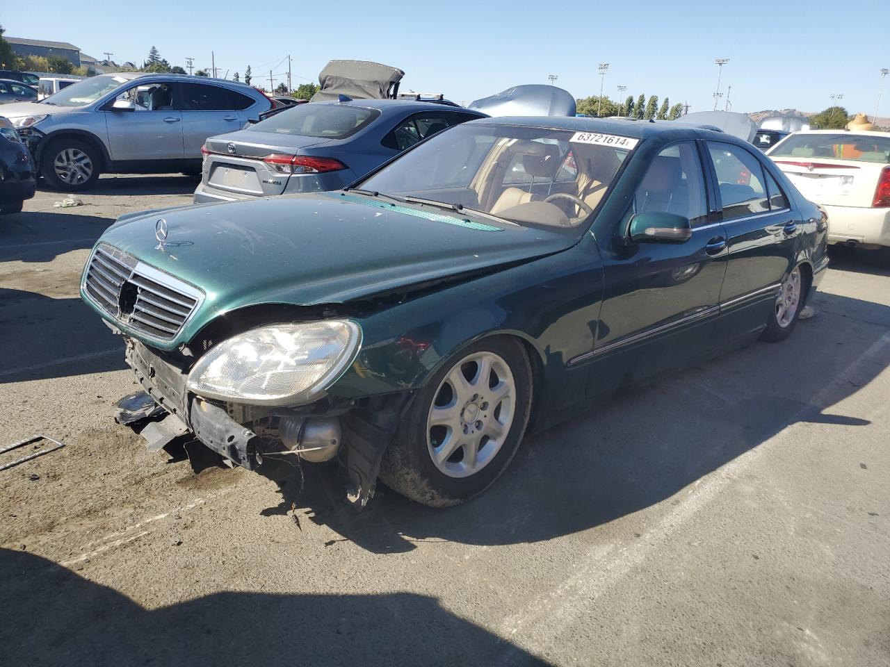 2001 Mercedes-Benz S 430 VIN: WDBNG70J01A192310 Lot: 63721614