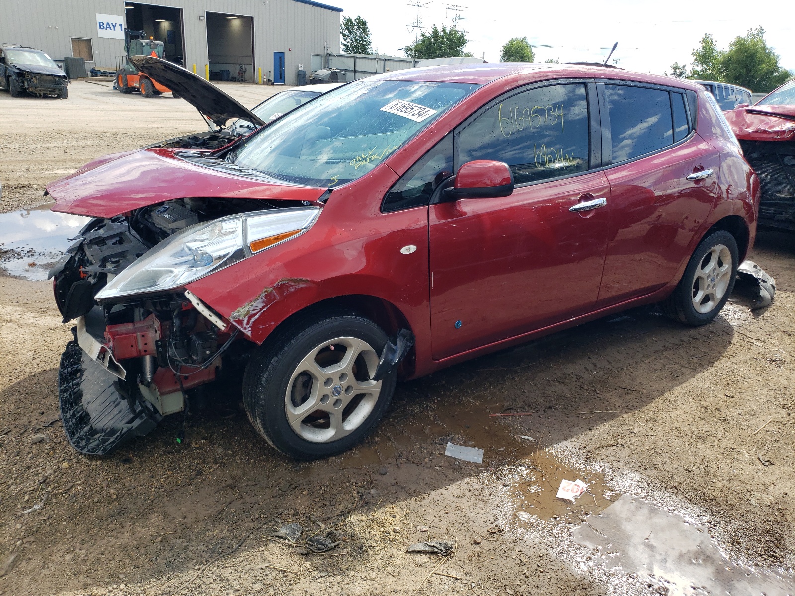 2012 Nissan Leaf Sv vin: JN1AZ0CP4CT023208