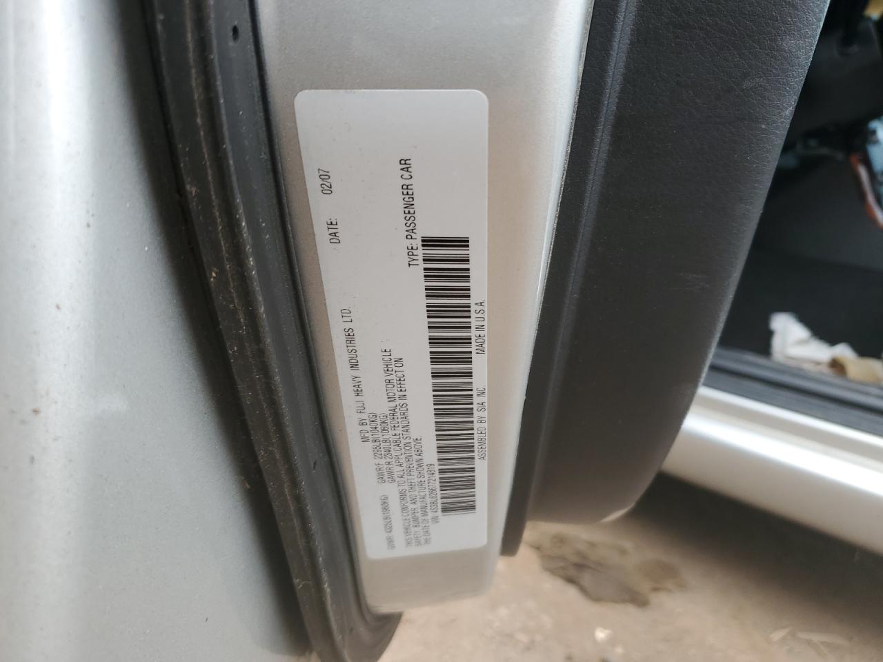 2007 Subaru Legacy 2.5I Limited VIN: 4S3BL626677214819 Lot: 64021294