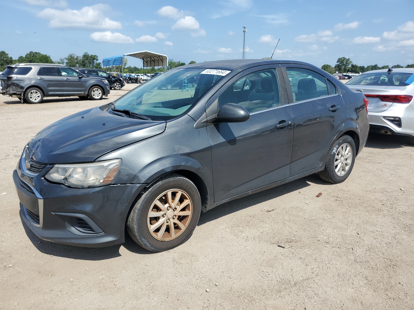 2017 Chevrolet Sonic Lt vin: 1G1JD5SHXH4107787