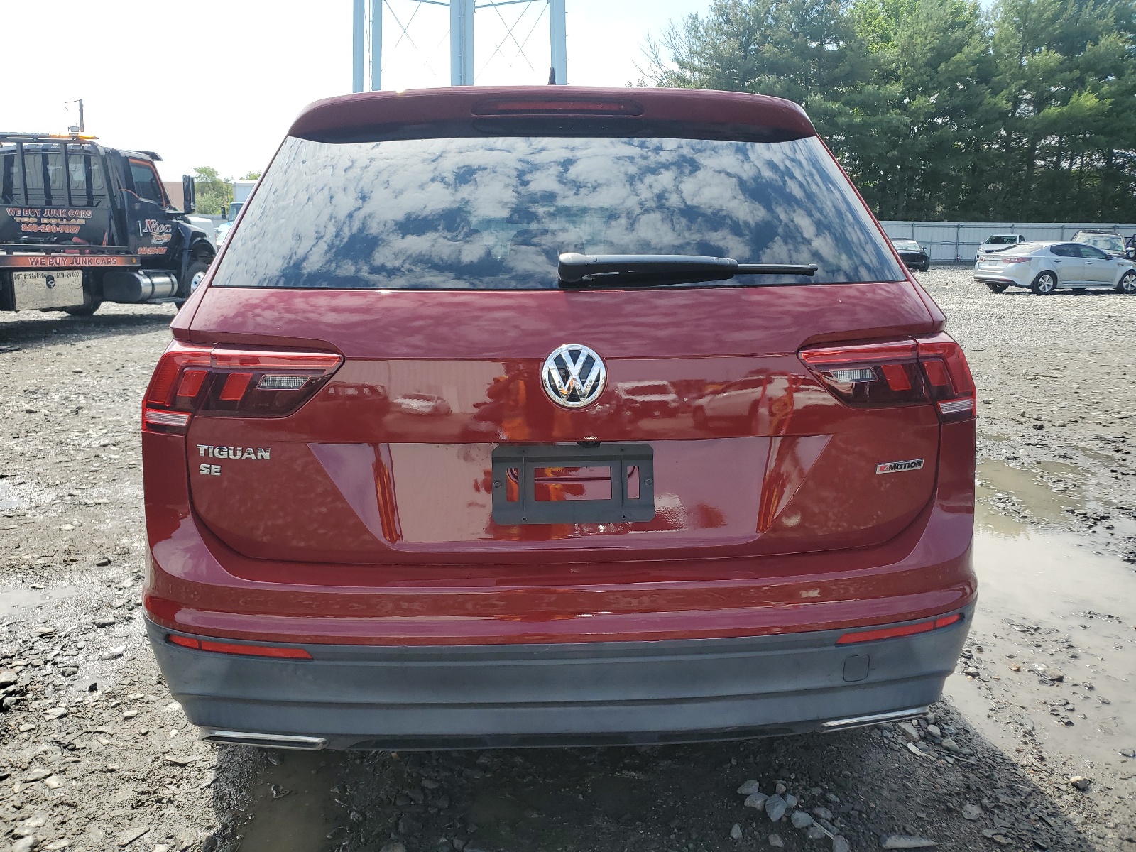 2019 Volkswagen Tiguan Se vin: 3VV2B7AX9KM104883