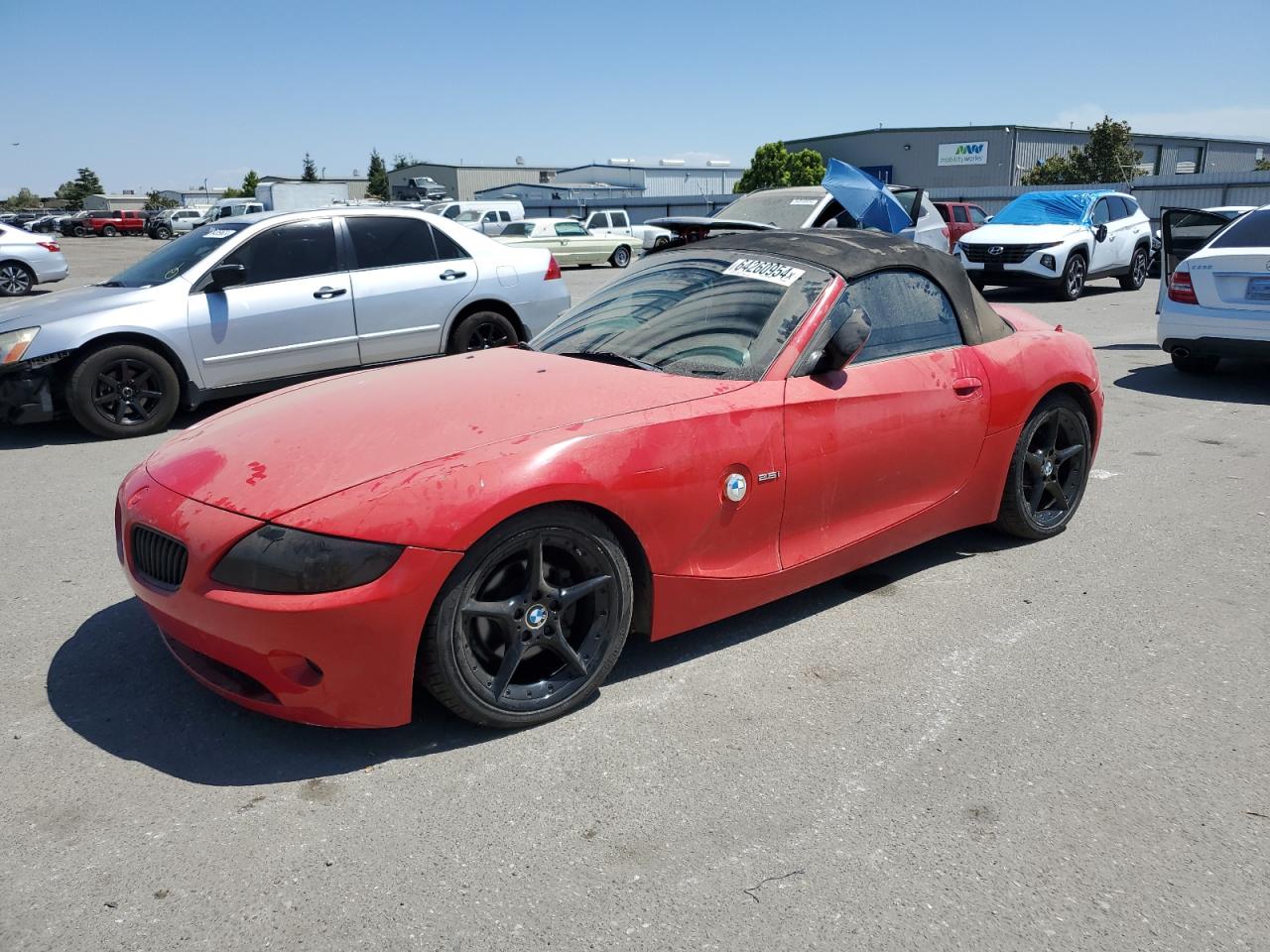 2003 BMW Z4 2.5 VIN: 4USBT33413LS42681 Lot: 64260954