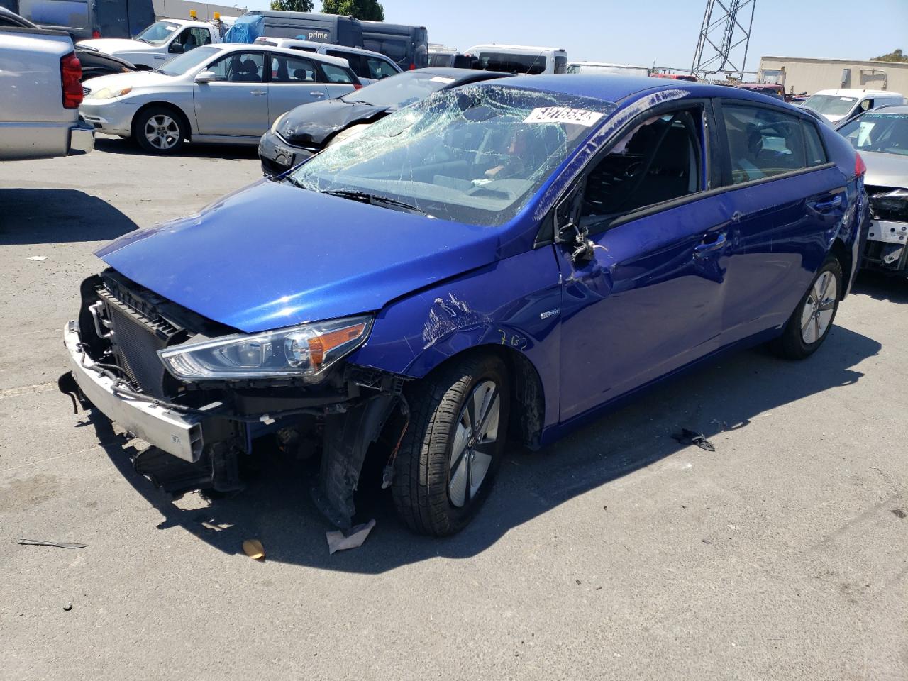 2020 Hyundai Ioniq Blue VIN: KMHC65LC7LU227662 Lot: 64276554