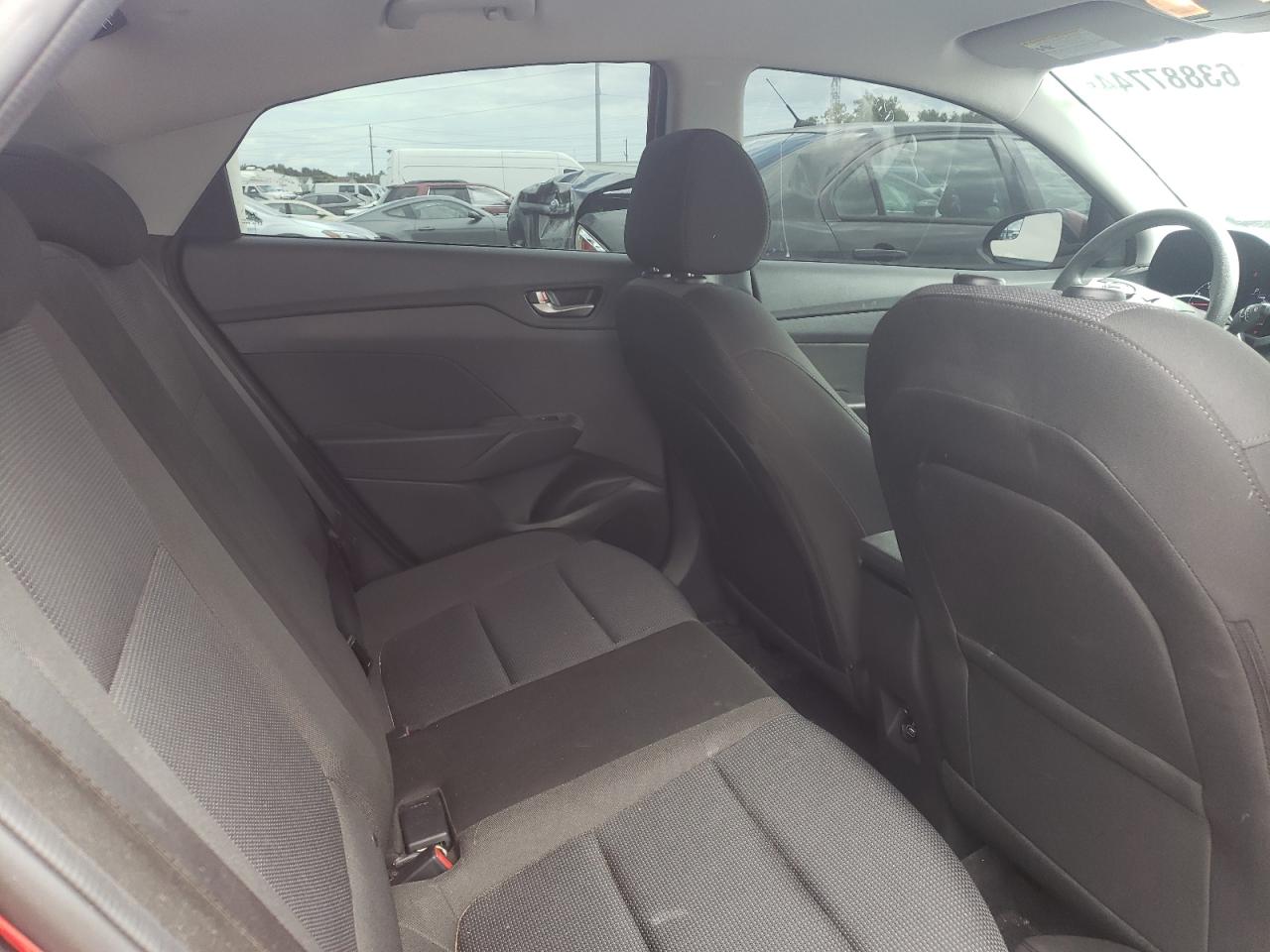 2022 Hyundai Accent Se VIN: 3KPC24A69NE156845 Lot: 63887744