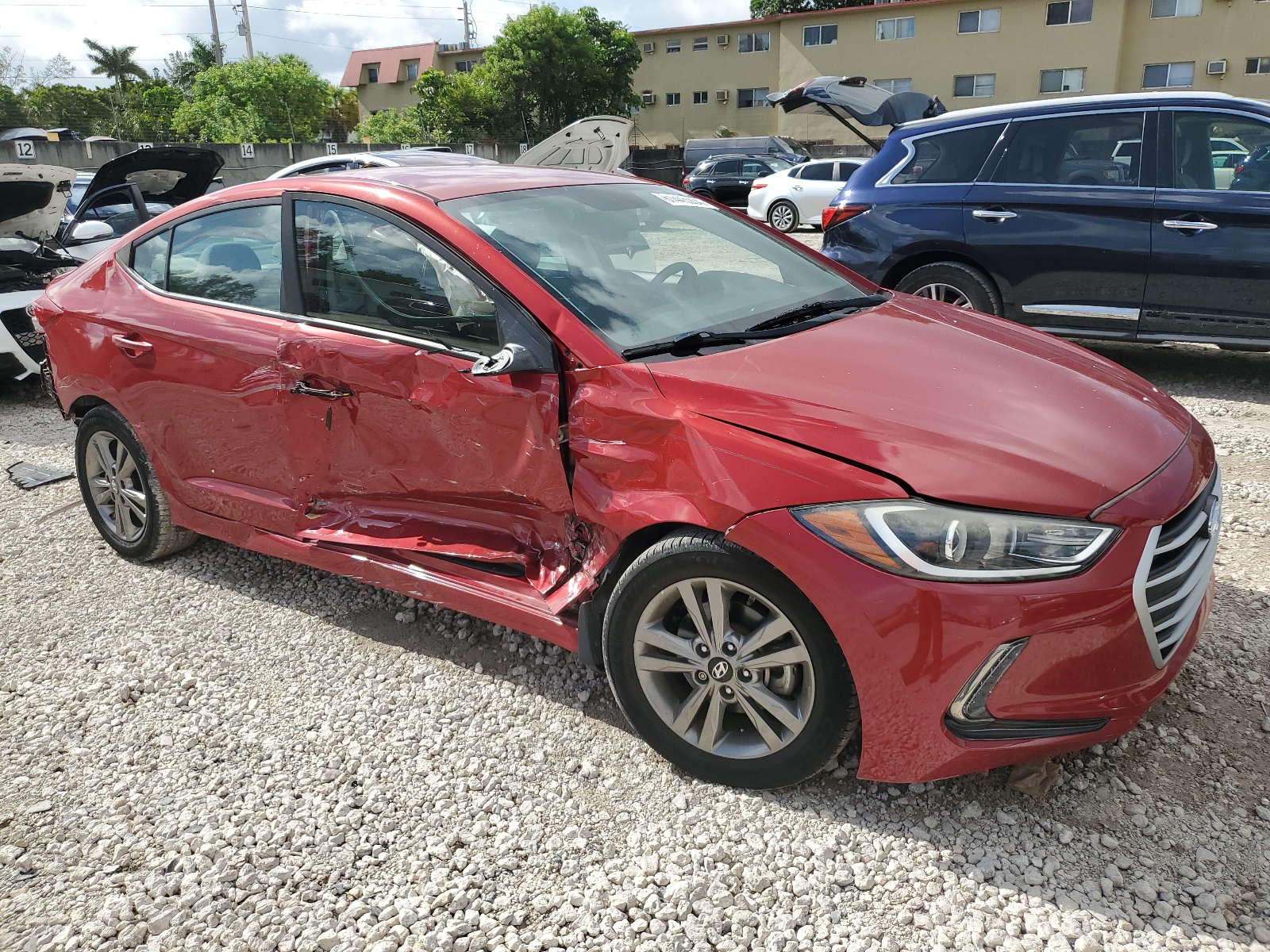 2017 Hyundai Elantra Se vin: KMHD84LF5HU178259