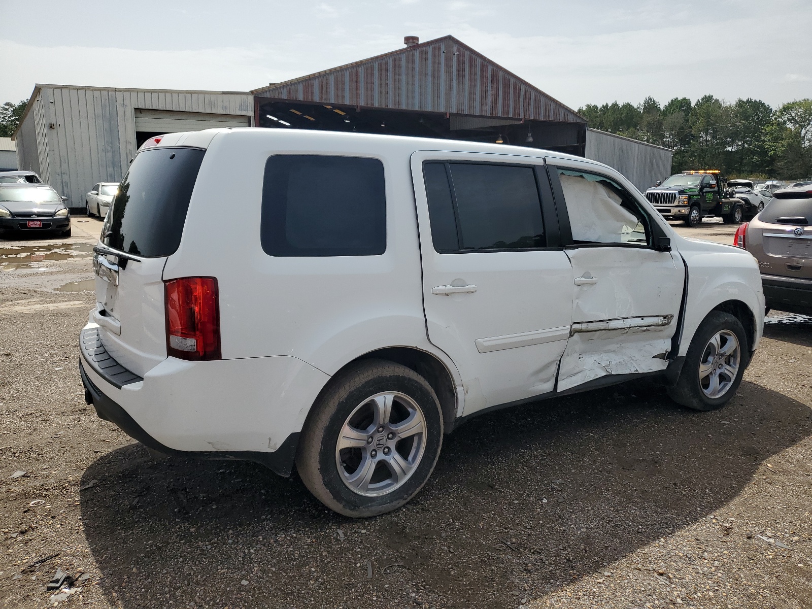 2013 Honda Pilot Ex vin: 5FNYF3H47DB013572