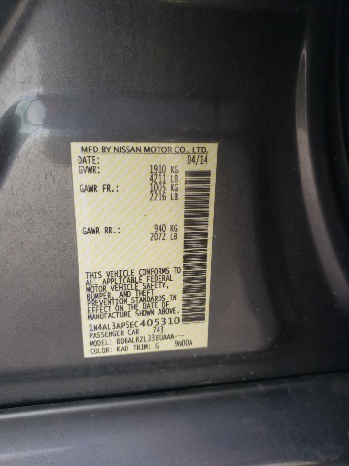 1N4AL3AP5EC405310 2014 Nissan Altima 2.5