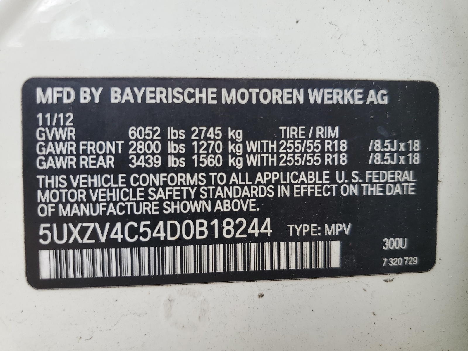 5UXZV4C54D0B18244 2013 BMW X5 xDrive35I
