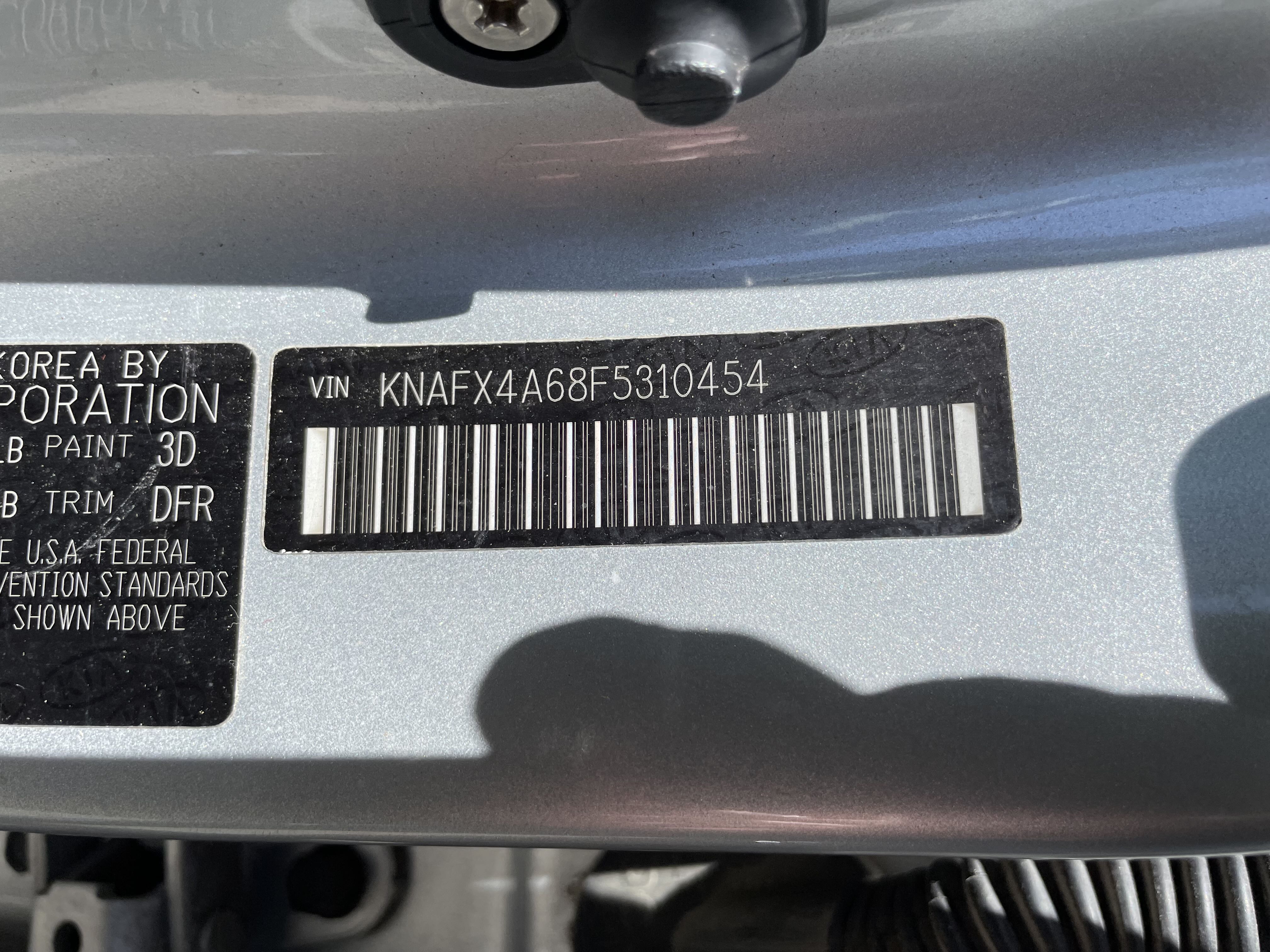 KNAFX4A68F5310454 2015 Kia Forte Lx