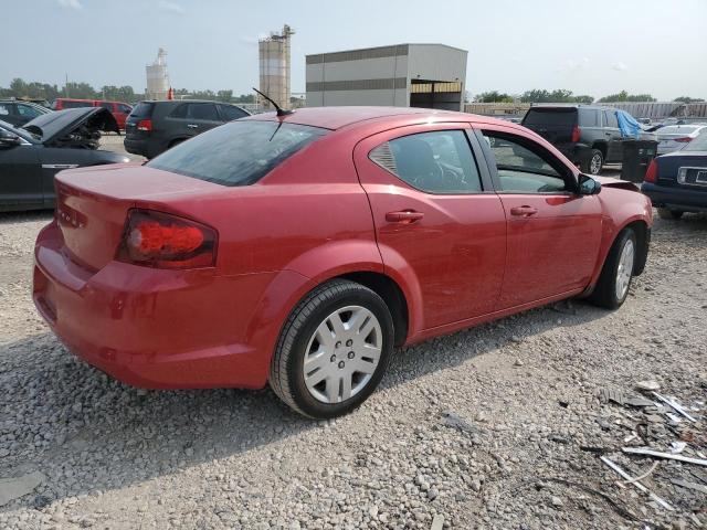 Седани DODGE AVENGER 2013 Червоний