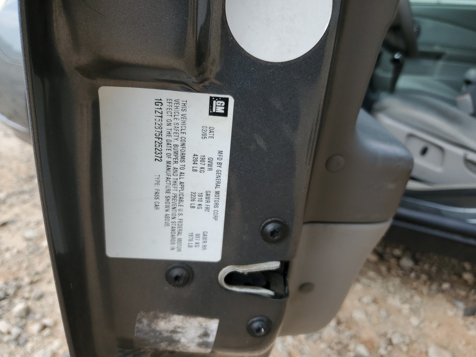 1G1ZT52875F252372 2005 Chevrolet Malibu Ls