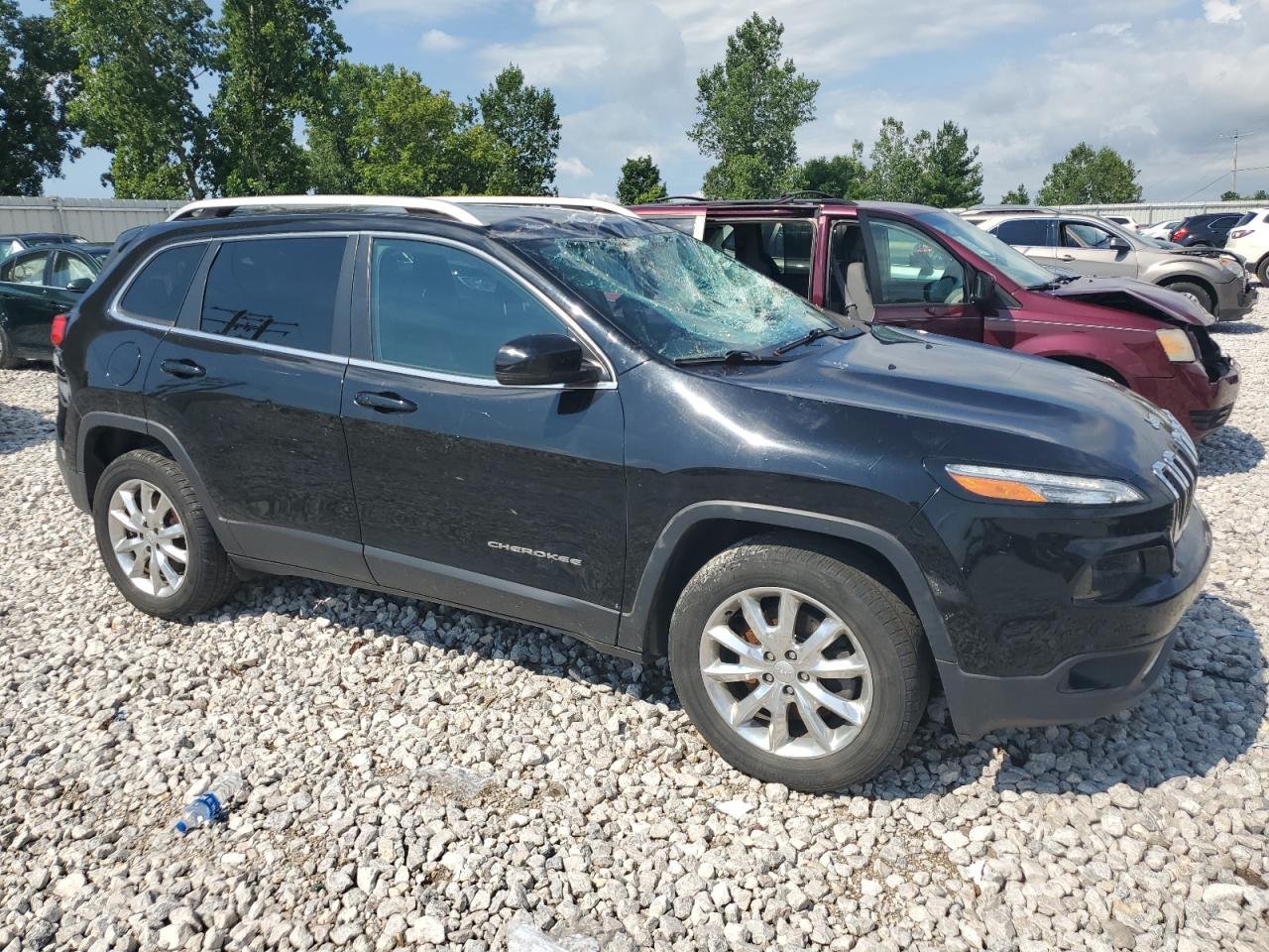 2017 Jeep Cherokee Limited VIN: 1C4PJMDB3HW619876 Lot: 62105284