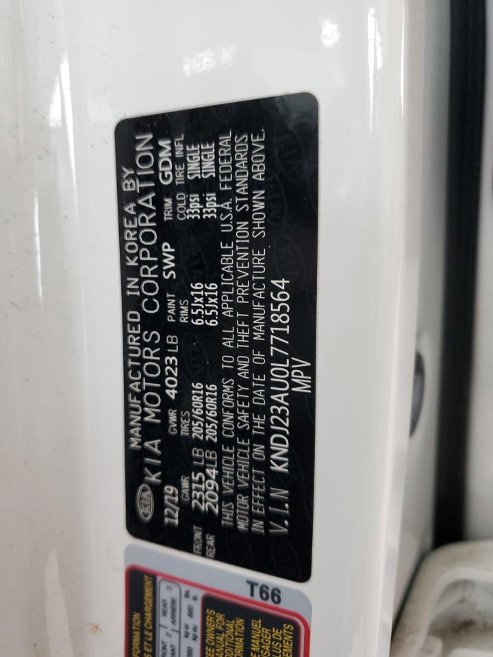 2020 Kia Soul Lx VIN: KNDJ23AU0L7718564 Lot: 62628764