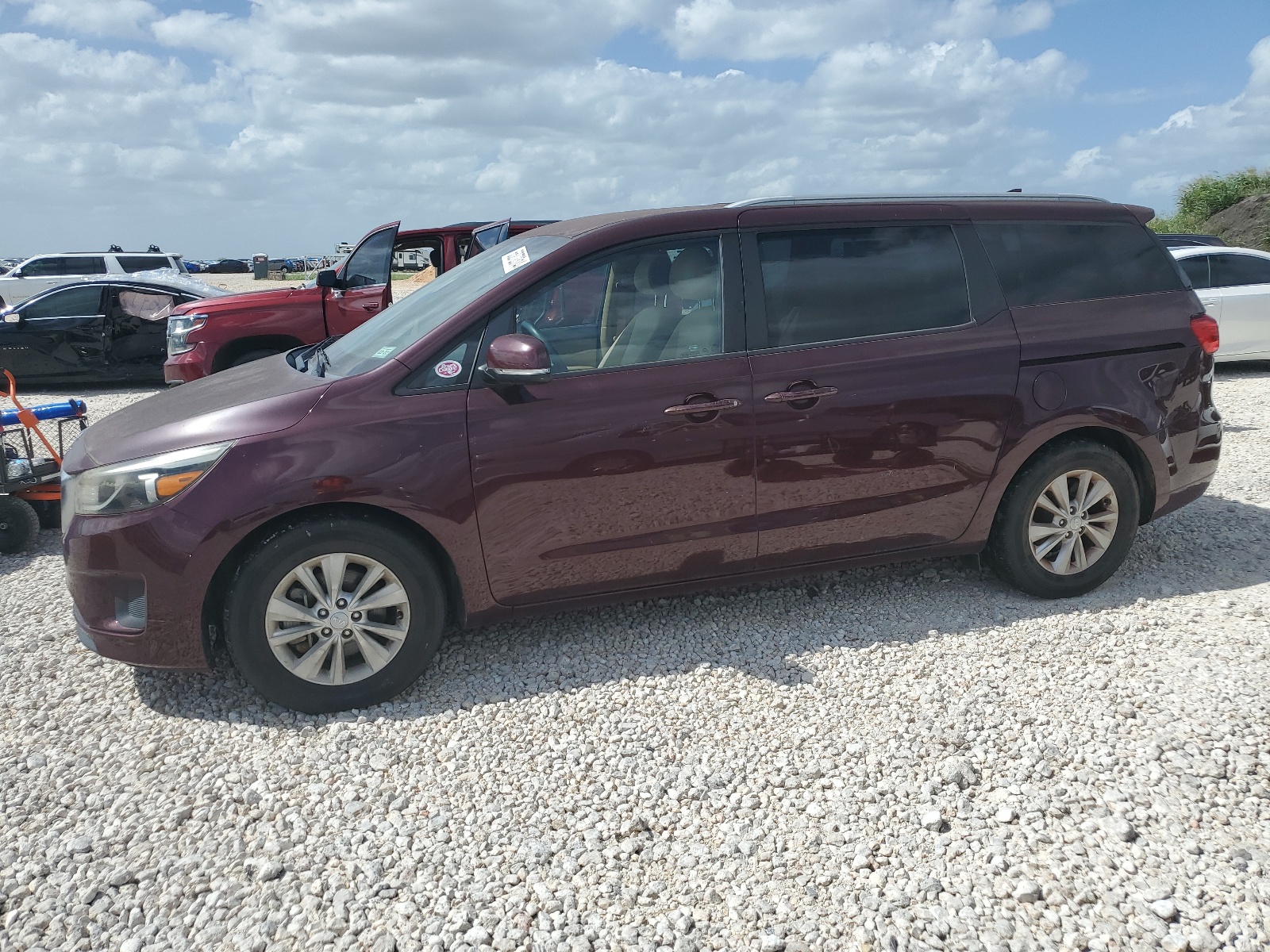 2015 Kia Sedona Lx vin: KNDMB5C15F6027567